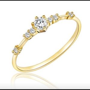 14k Gold Plated Eternity Ring